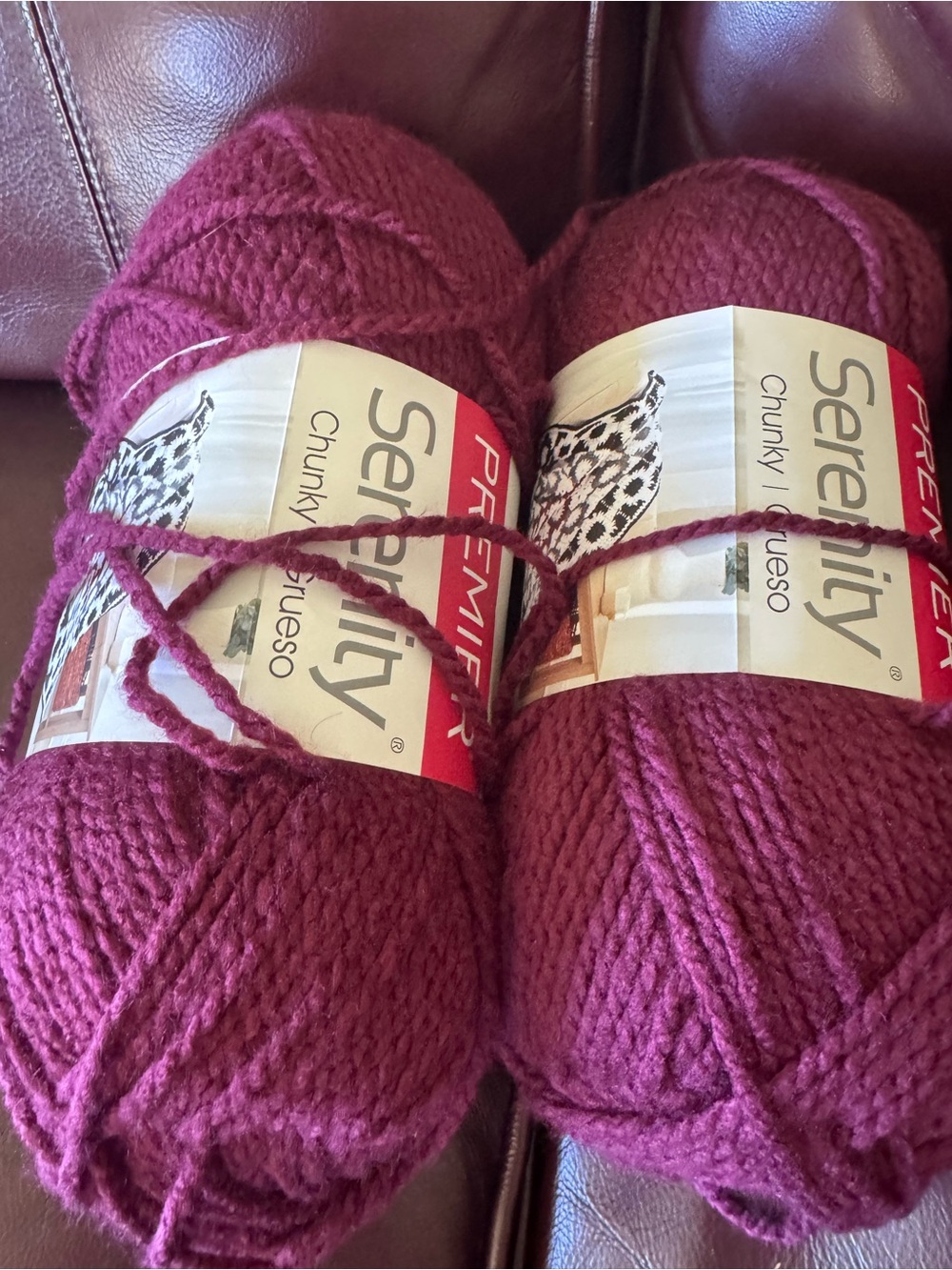 Premier Chunky Yarn Skeins in Deep Berry
